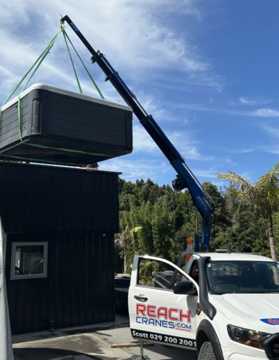 moving a spa onto a 5 m balcony