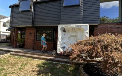 How Reach Cranes Make Moving Spa Pools Look Easy