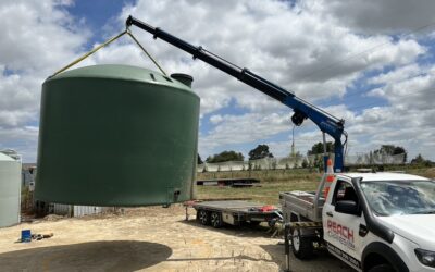 Fast, Reliable Hiab Hire Hamilton for Water Tank Moves