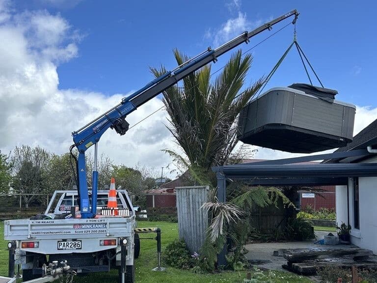 moving a spa pool